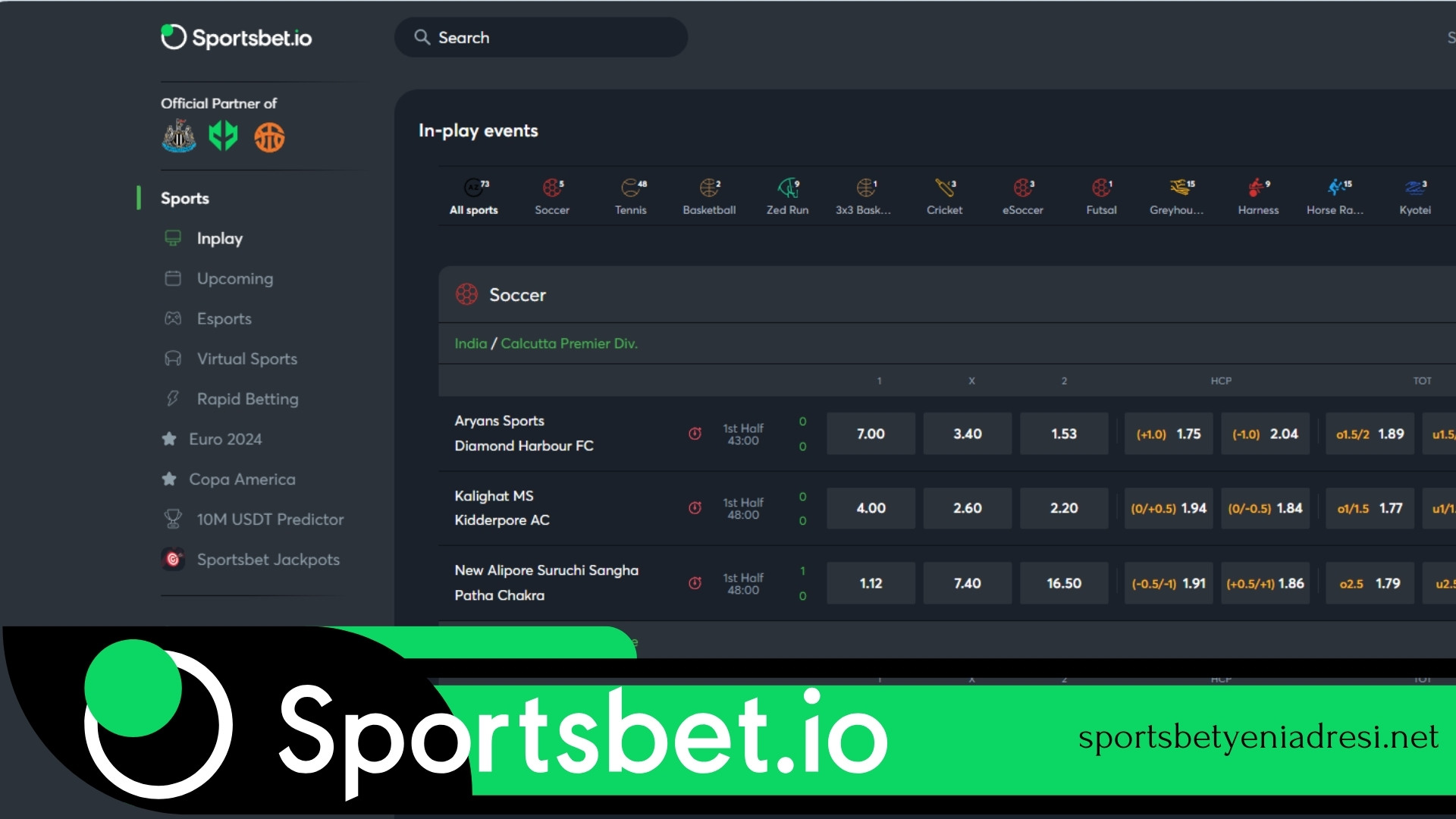 Sportsbet.io Canlı Bahis